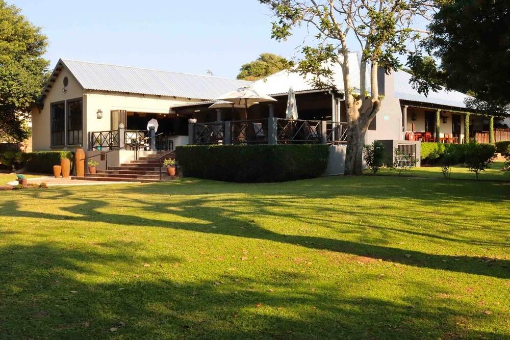On-site herb and vegetable garden at Zizi's Restaurant, Umdlalo Lodge, Umtentweni